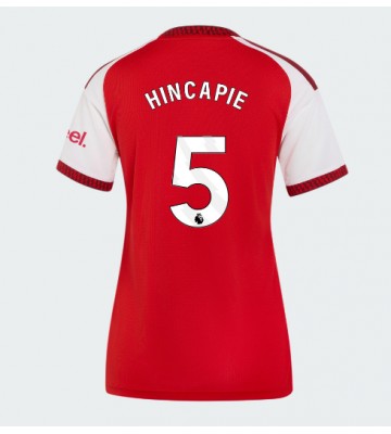 Arsenal Piero Hincapie #5 Hjemmebanetrøje Dame 2026-27 Kortærmet